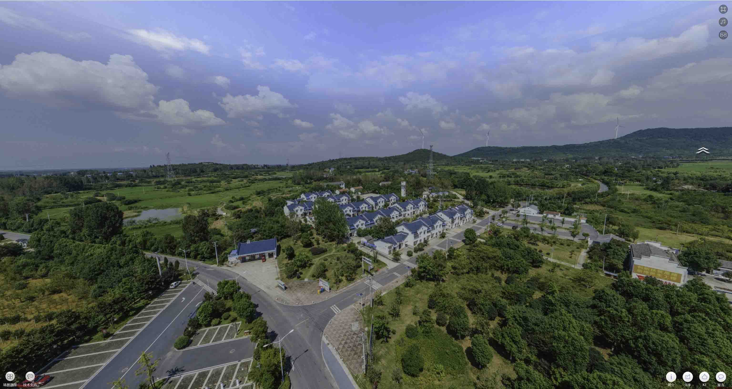 长倘口镇360全景拍摄：记录生活每一刻的完整视角——在手绘地图中的创意应用